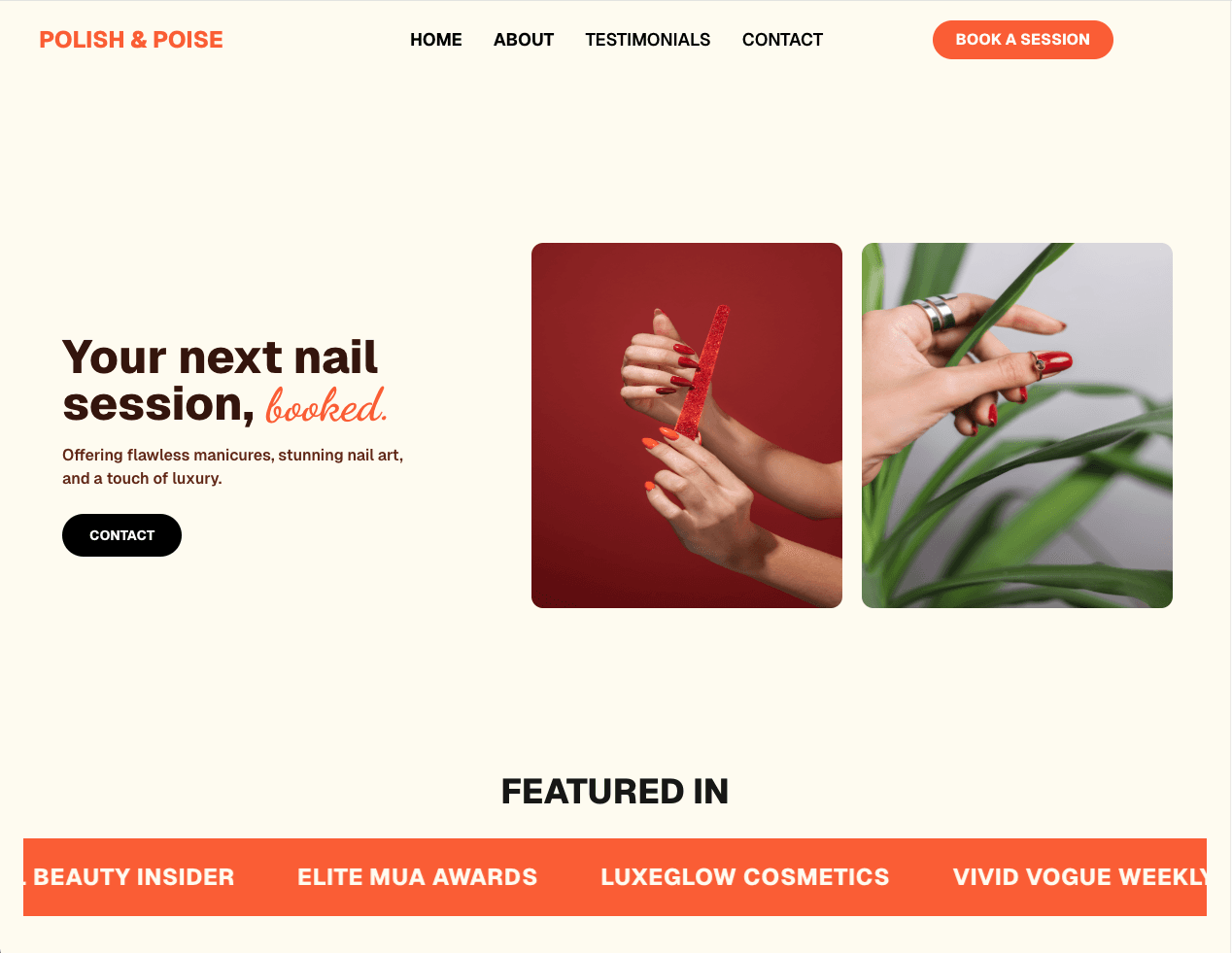Website preview 2
